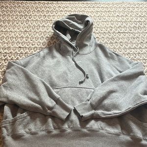 Women’s Grey Nike Phoenix Fleece Pullover Hoodie - worn once